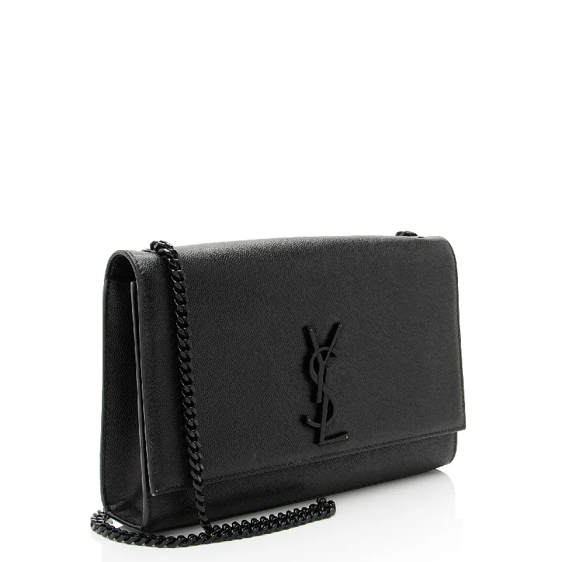 Saint Laurent Grain de Poudre Monogram Kate Medium Shoulder Bag hzje5P