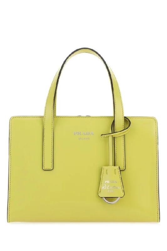 Prada Women Acid Green Leather Re-Edition 1995 Handbag