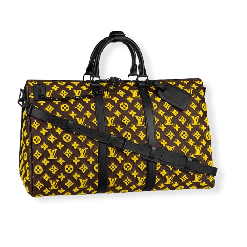 Louis Vuitton Keepall Triangle Bandoulière 50 Yellow