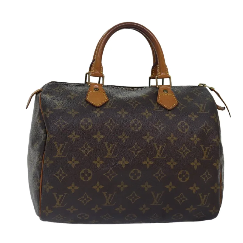 LOUIS VUITTON Monogram Speedy 30 Hand Bag M41526 LV Auth ki4646