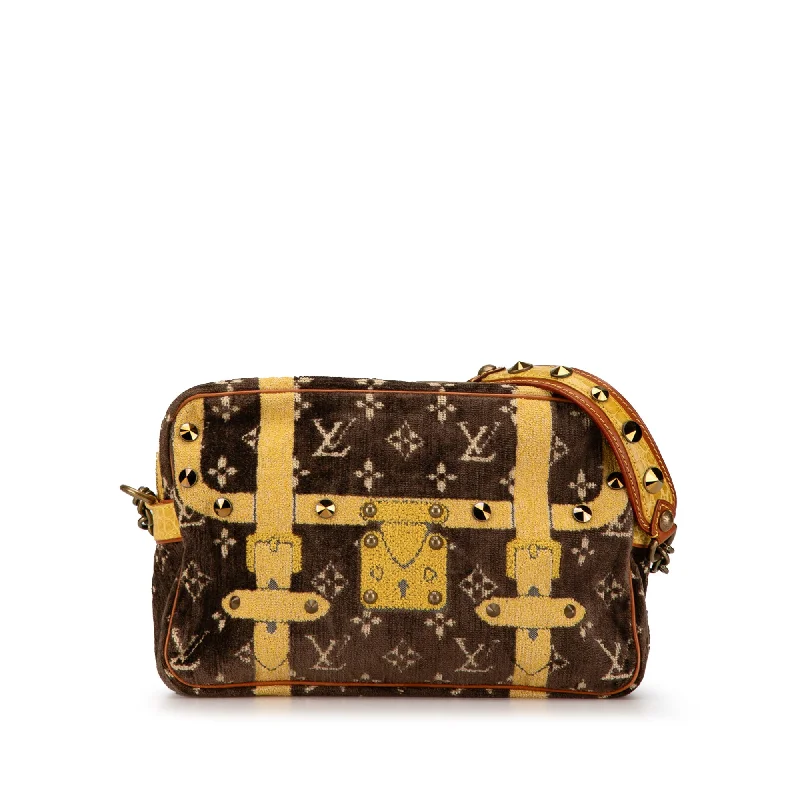 Brown Louis Vuitton Trompe L'oeil Trocadero Shoulder Bag