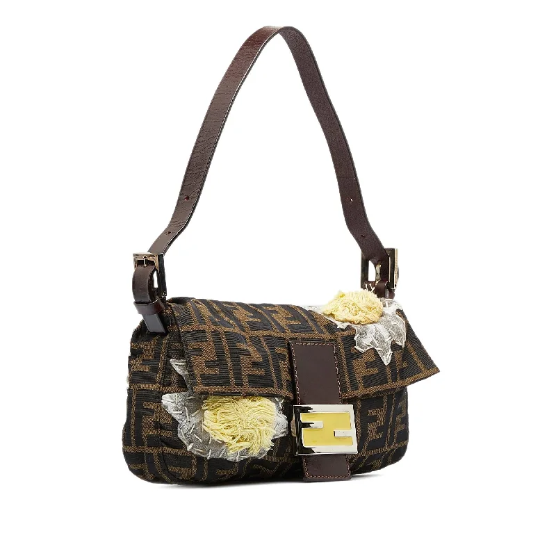 Fendi Embroidered Zucca Baguette (SHG-Kz6aJK)