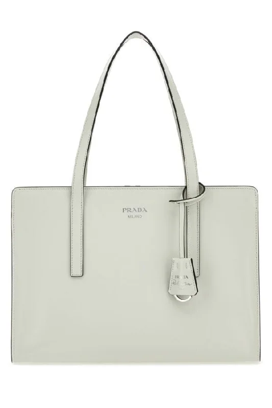 Prada Women White Leather Re-Edition 1995 Shoulder Bag