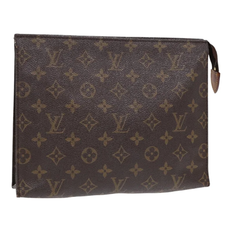 LOUIS VUITTON Monogram Poche Toilette 26 Pouch M47542 LV Auth 87303