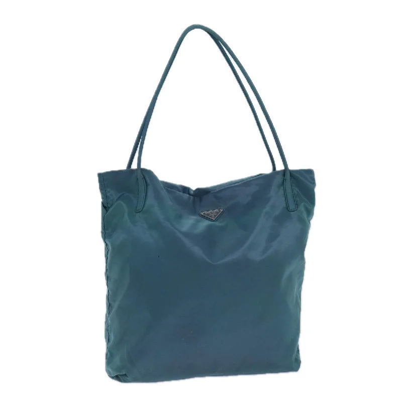 PRADA Tote Bag Nylon Blue Auth yk13430