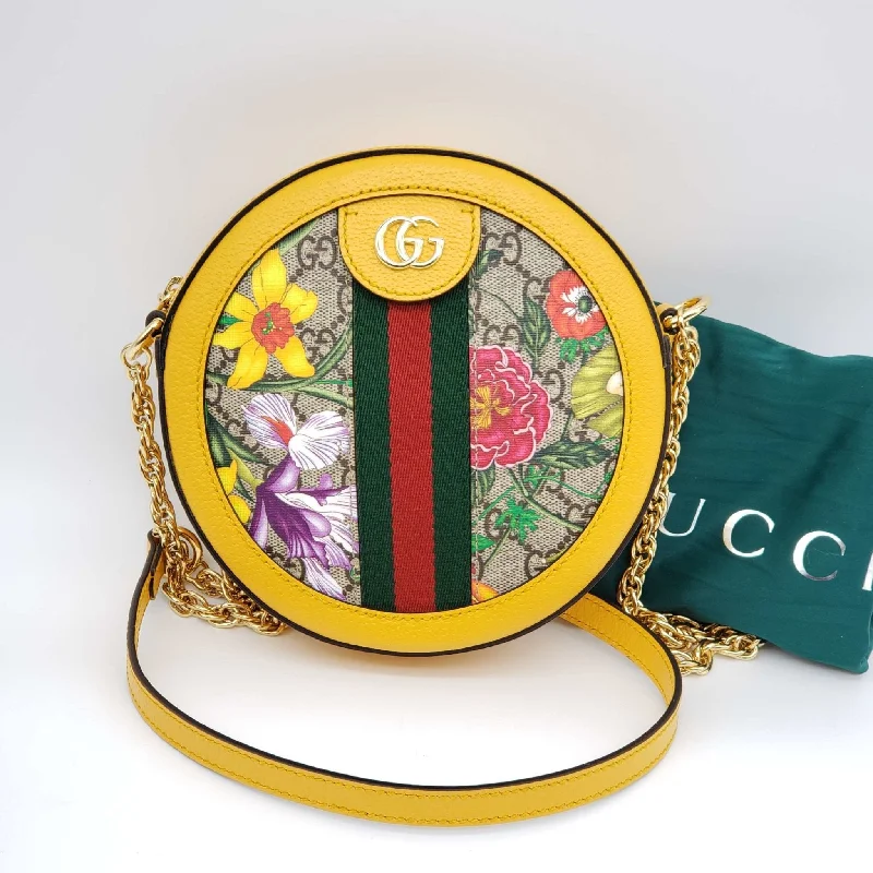 Gucci Ophidia Flora Round Shoulder Bag