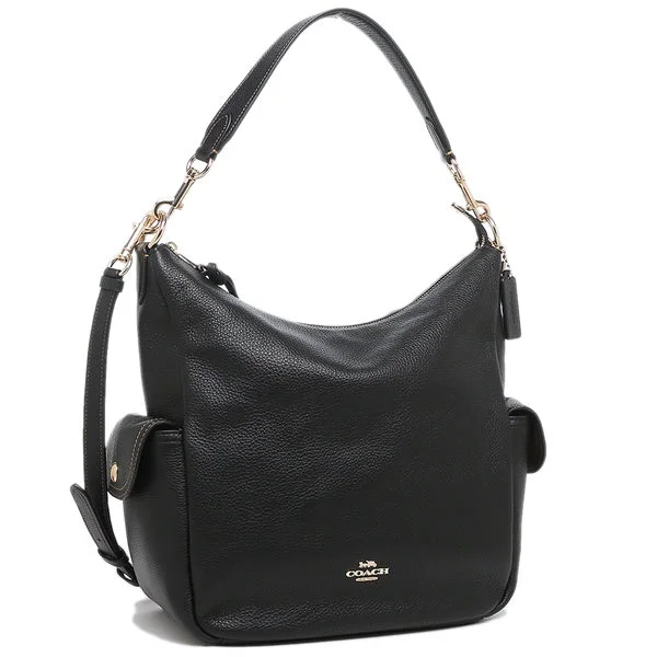 Coach Shoulder Bag Black Ladies 6152 IMBLK