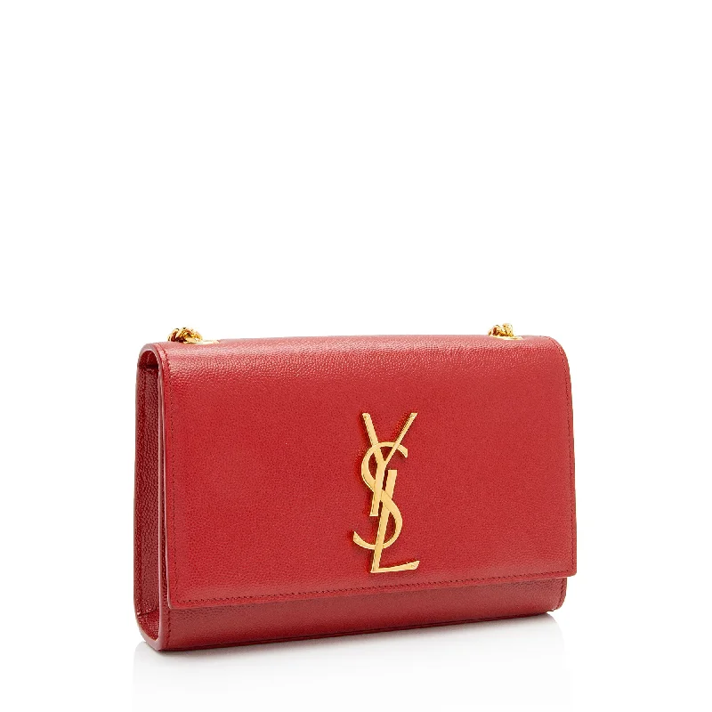 Saint Laurent Grain de Poudre Monogram Kate Small Shoulder Bag D9TPdi