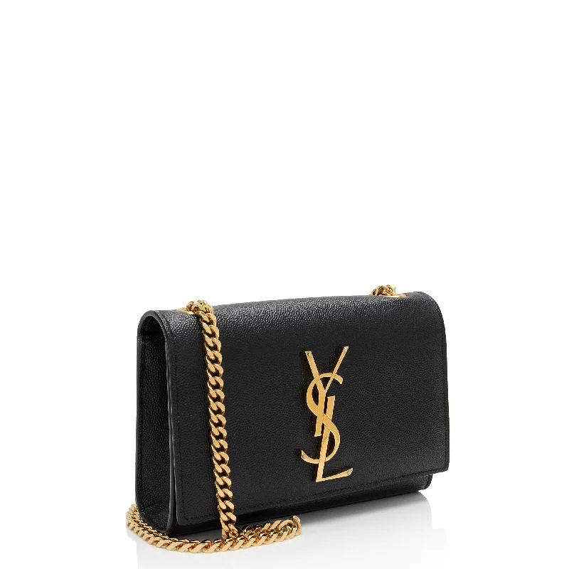 Saint Laurent Grain de Poudre Monogram Kate Small Crossbody C8kcKX