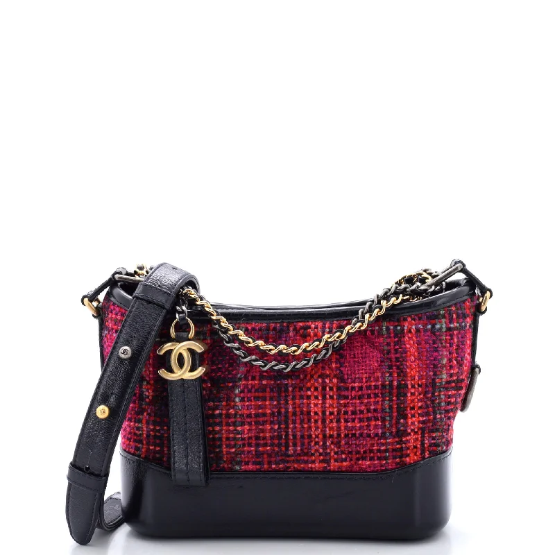 Gabrielle Hobo Quilted Tweed and Calfskin Small