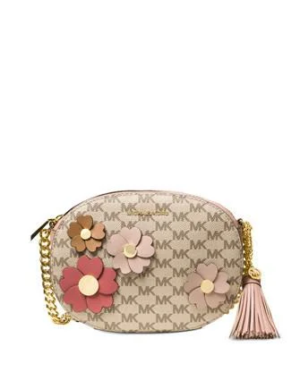 Michael Michael Kors Flora Applique Ginny Medium Messenger