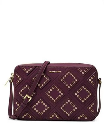 Michael Michael Kors Diamond Grommet Jet Set Travel Large East West Crossbody