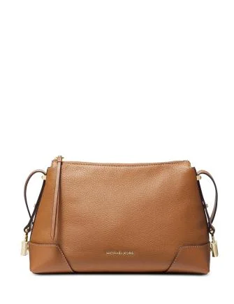 Michael Michael Kors Crosby Pebble Leather Messenger Shoulder Bag