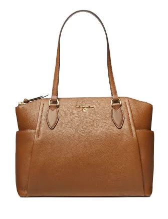 Michael Michael Kors Sienna Medium Leather Top-Zip Tote