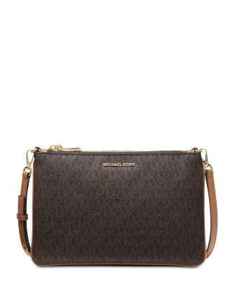 Michael Michael Kors Signature Double Pouch Crossbody