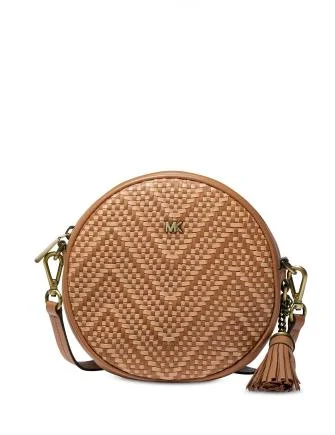 Michael Michael Kors Woven Chevron Canteen Bag