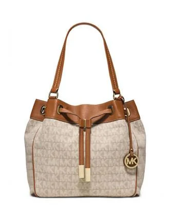 Michael Michael Kors Marina Large Signature Drawstring Tote