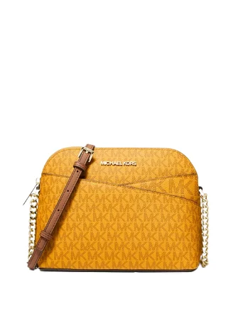 Michael Michael Kors Jet Set Travel Medium Logo Dome Crossbody Bag