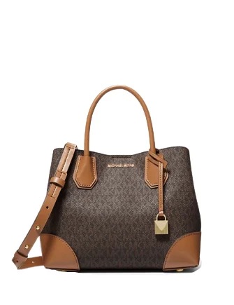 Michael Michael Kors Mercer Gallery Small Signature Logo Satchel