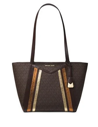 Michael Michael Kors Whitney Signature Metallic Tote