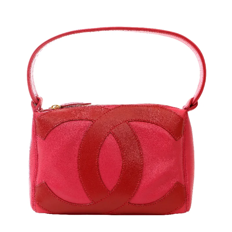 Chanel Vintage Pink/Red Lambskin CC Shoulder Bag