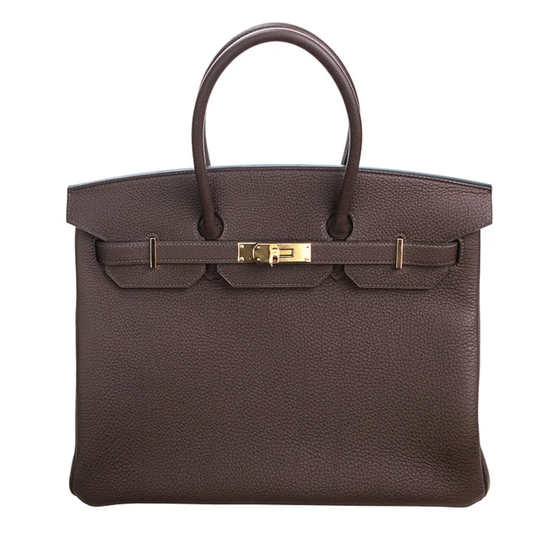 Hermès 35cm Birkin Cacao Togo GHW