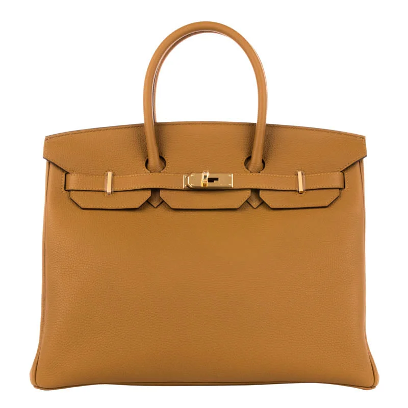 Hermès 35cm Birkin Caramel Togo GHW