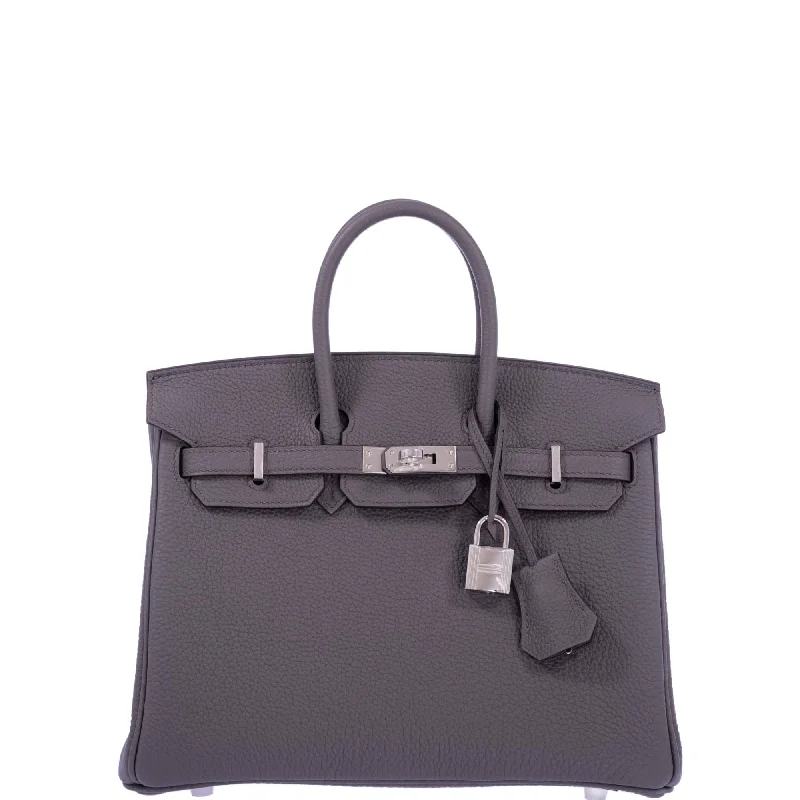 Hermès Birkin 25 Gris Etain Togo Palladium Hardware