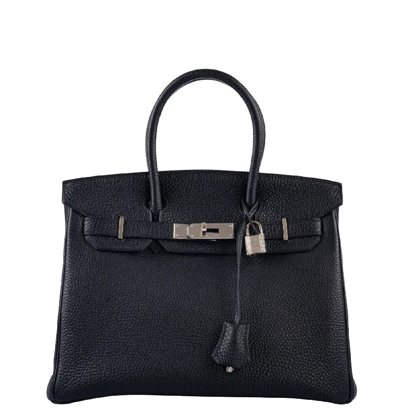 Hermès Birkin 30 Black Togo Palladium Hardware