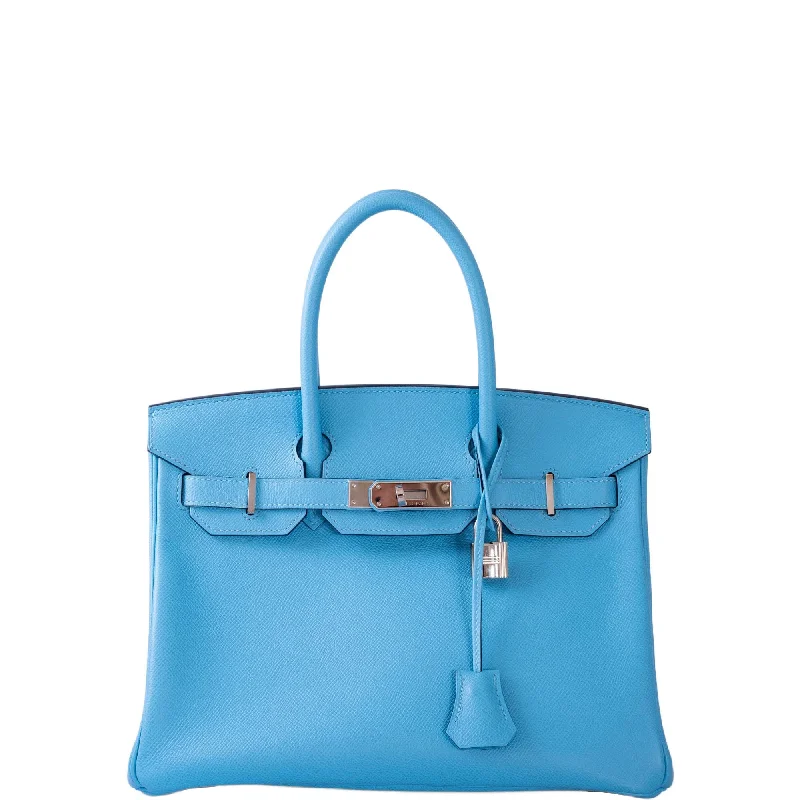 Hermès Birkin 30 Bleu du Nord Epsom Palladium Hardware