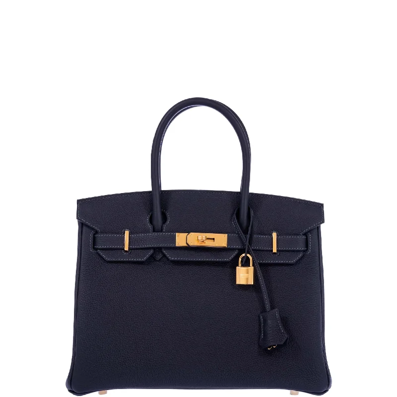 Hermès Birkin 30 Caban Black Togo Gold Hardware