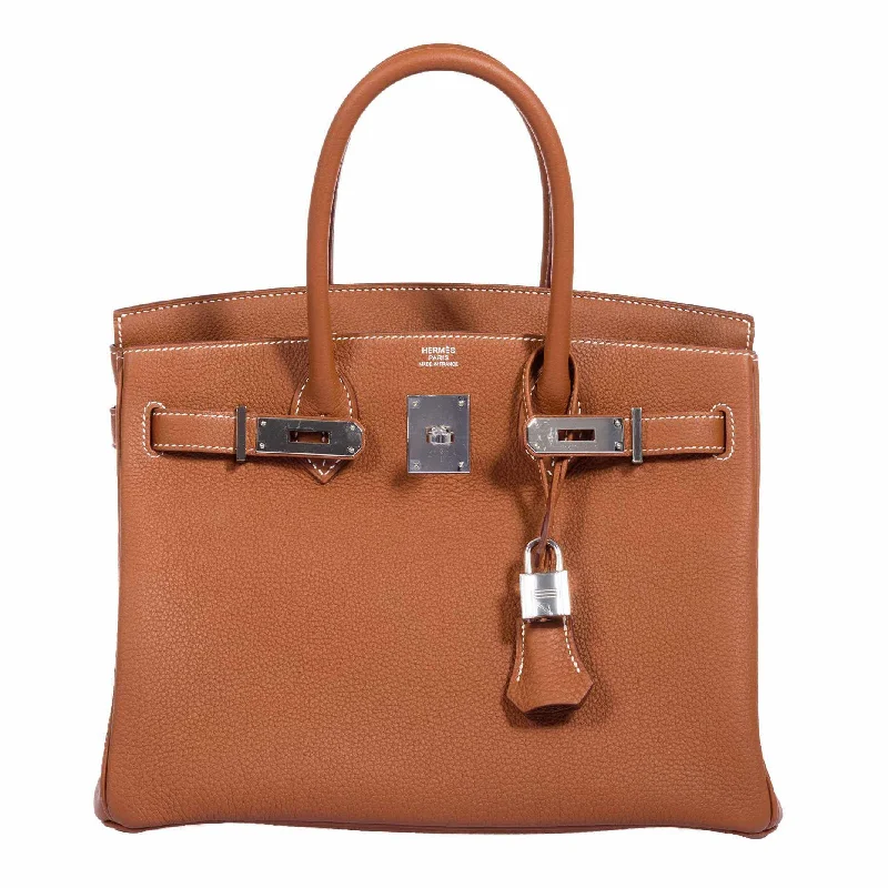 Hermès Birkin 30 Gold Epsom Palladium Hardware