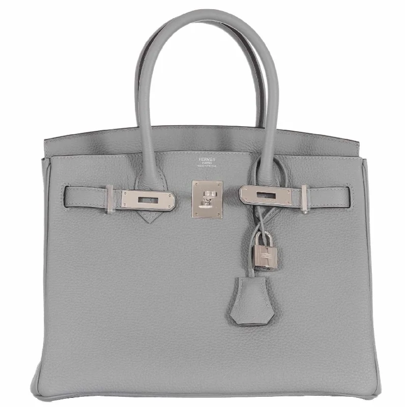 Hermès Birkin 30 Gris Mouette Togo Palladium Hardware