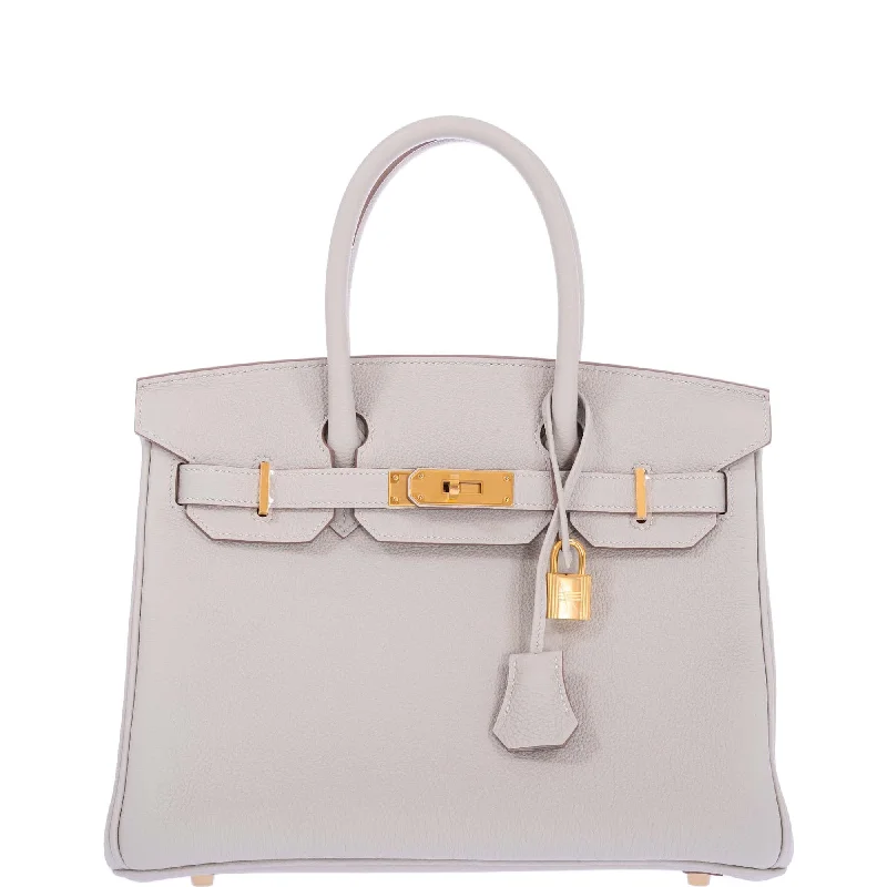 Hermès Birkin 30 Gris Perle Togo Gold Hardware