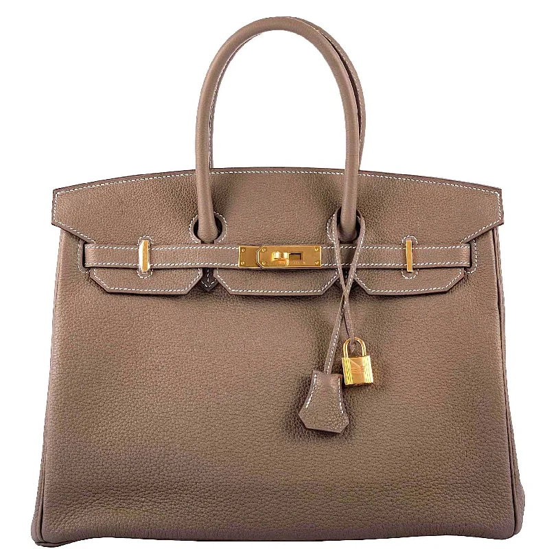 Hermès Birkin 35 Etoupe Togo Gold Hardware