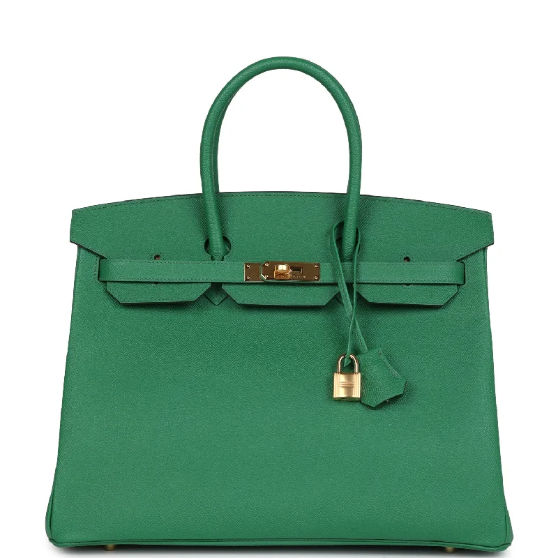 Hermes Birkin 35 Cactus Epsom Gold Hardware