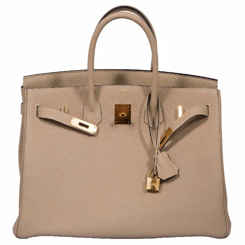 Hermès Birkin 35 Trench Togo Gold Hardware