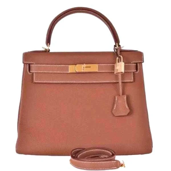 Hermès Kelly 28 Retourne Gold Togo Gold Hardware