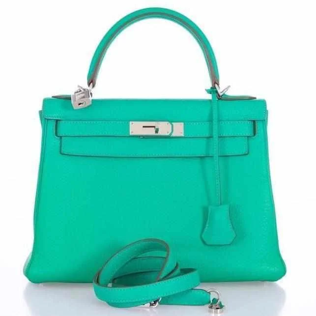 Hermès Kelly Bag 28 Togo Menthe Palladium Hardware