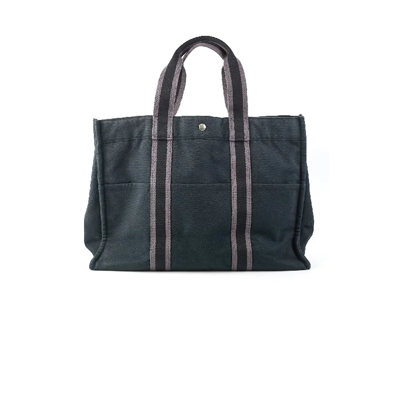 Hermes MM Fourre Tout Bag Black