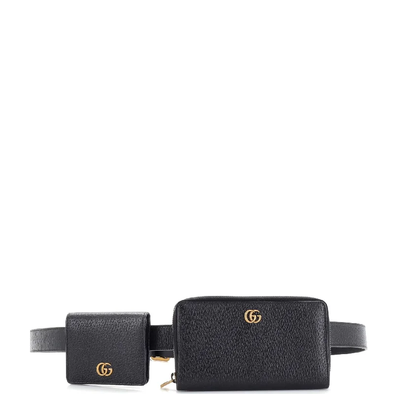 GG Marmont Double Belt Bag Leather